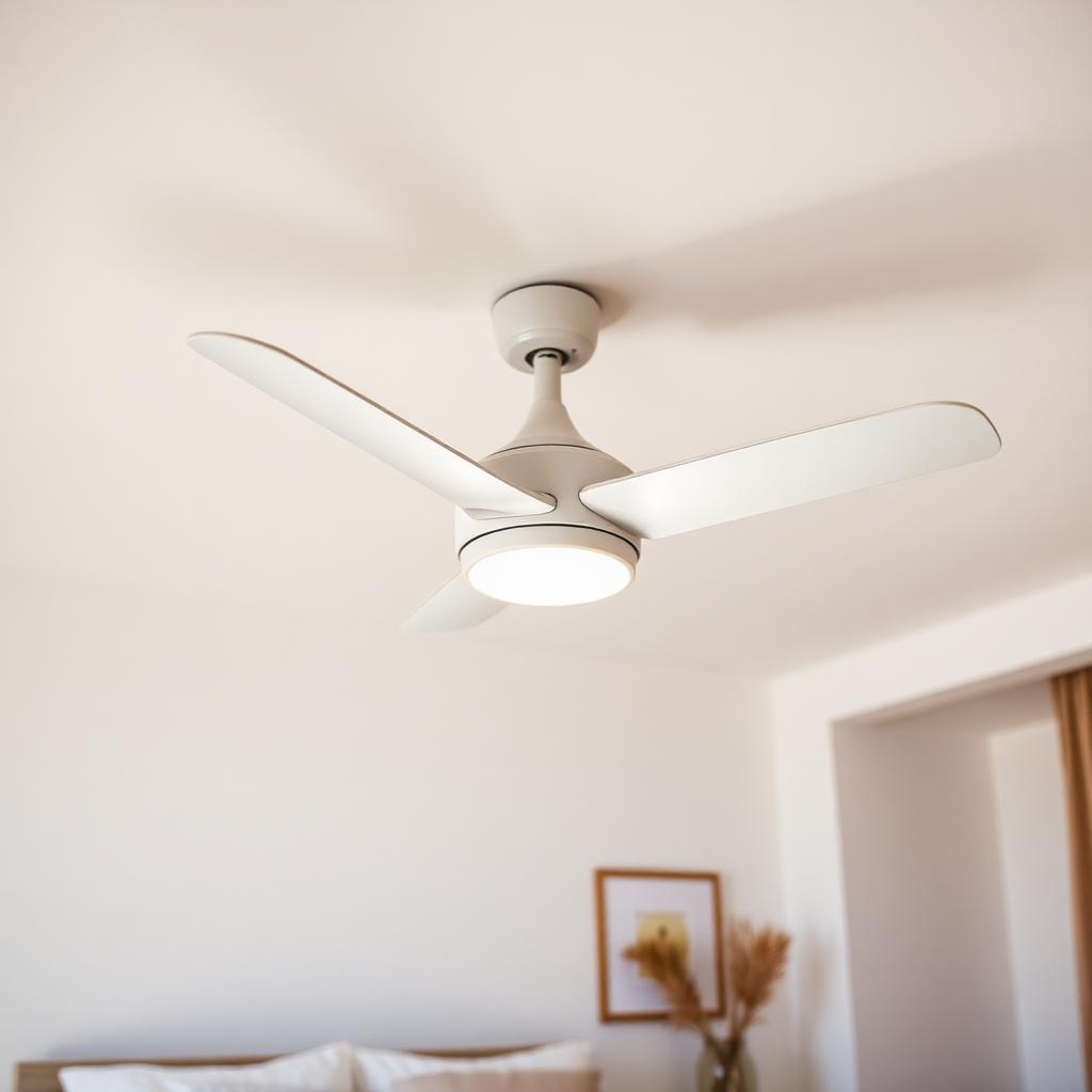 Ventilateur de plafond moderne avec lumière LED